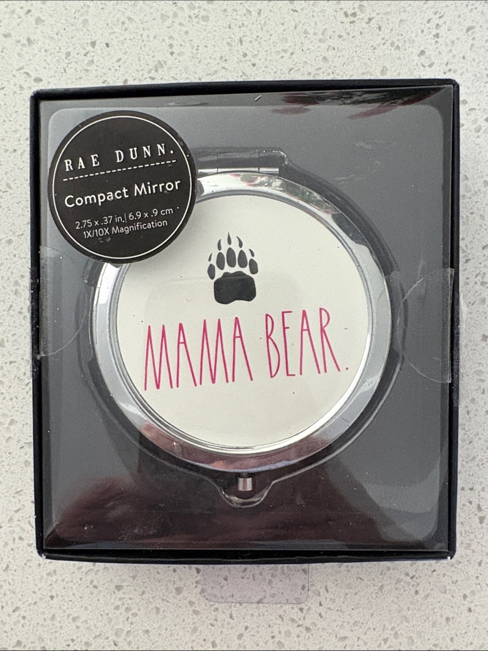 Rae Dunn Compact Mirror MAMA  BEAR new
